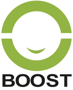 Boost HR Logo Designed by DesignBurst in 2017
