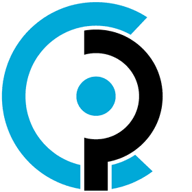 Confident Potential Logo Blue to symbolise confidence.