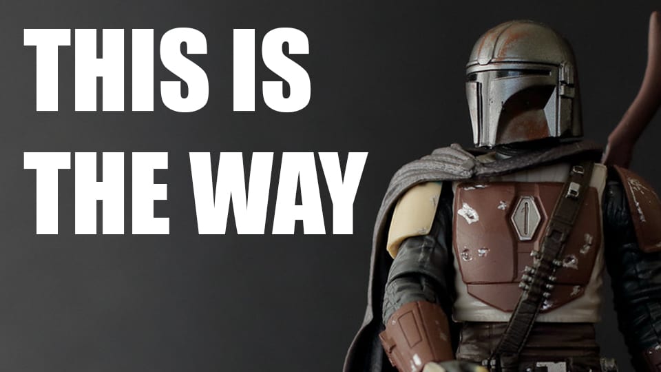 This is the way mandalorian DesignBurst website design