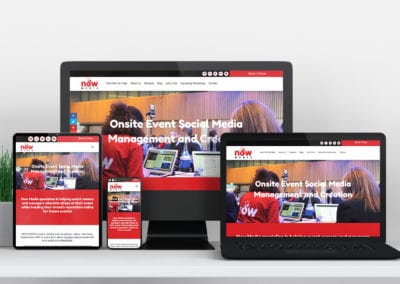 Website Design for NowMedia LIVE Content Creator Services