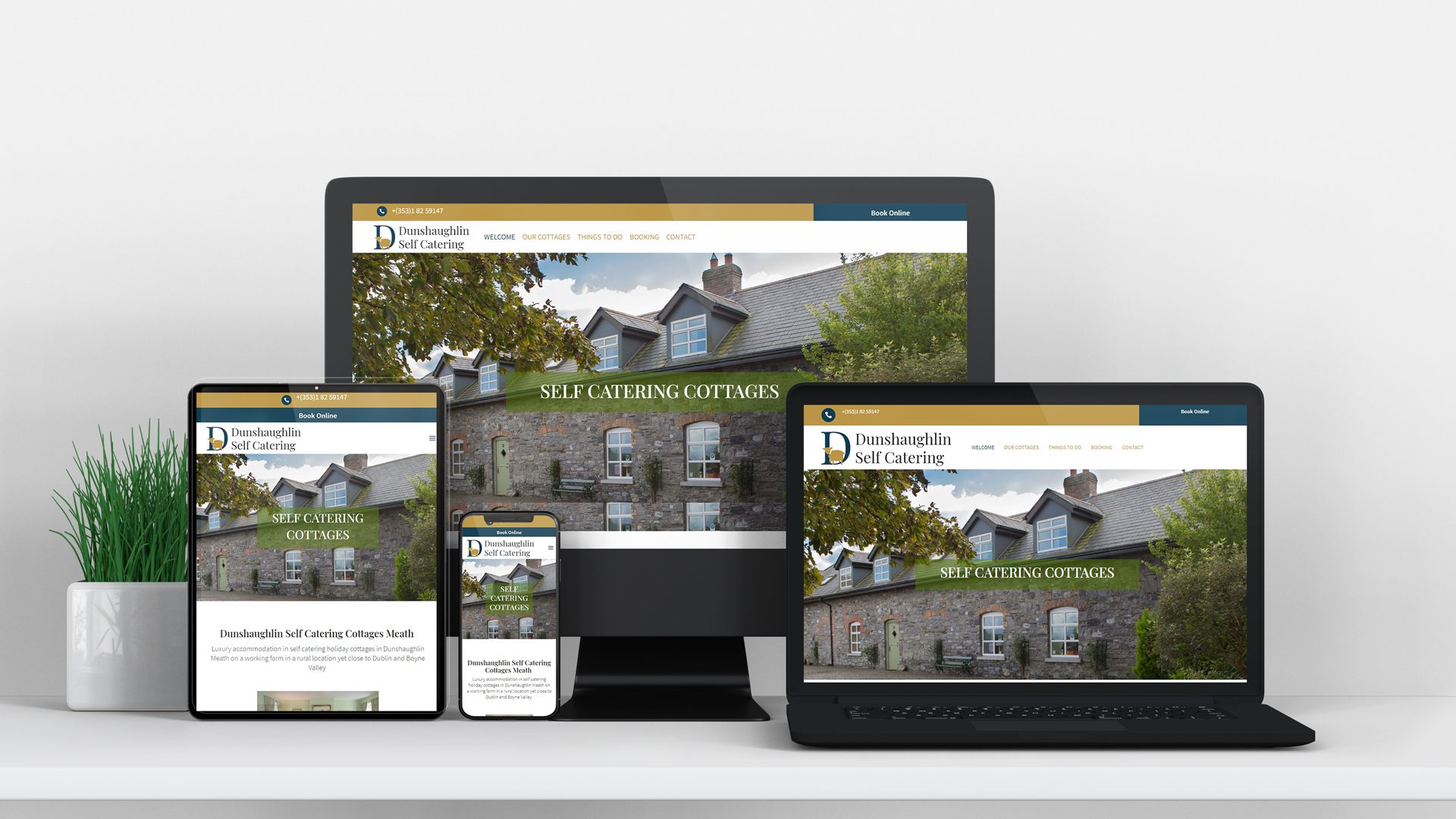 Dunshaughlin Self Catering Cottages Website Design