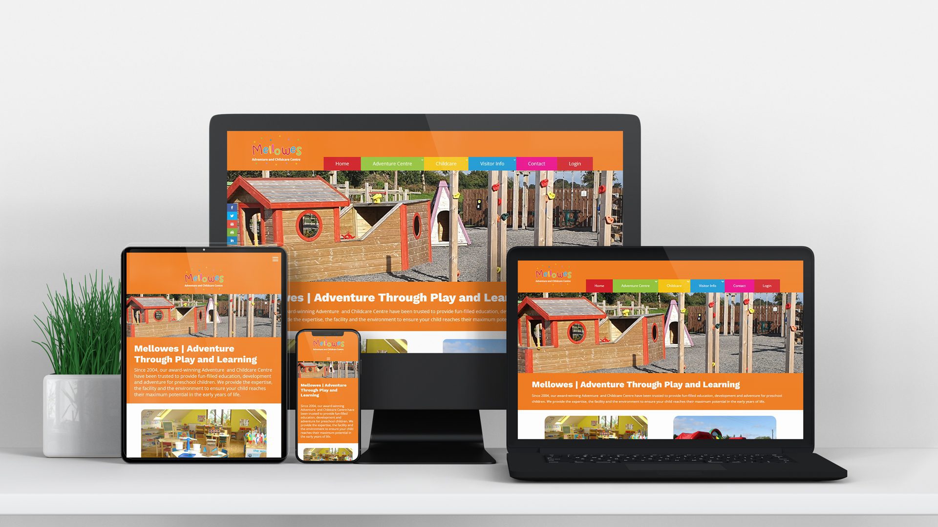 Mellowes Website Optimised Design website design price Phone Tablet Laptop Desktop