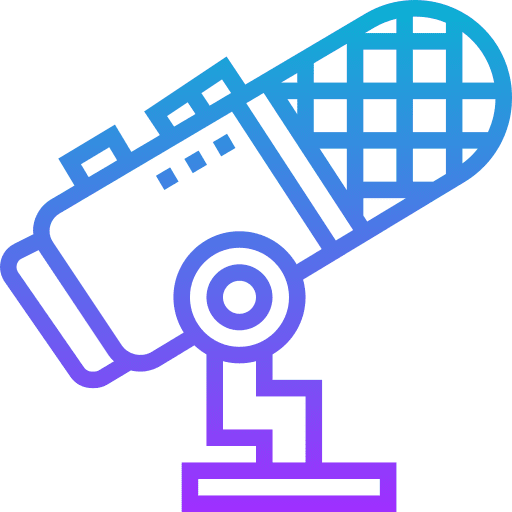 Podcast microphone website design Podcast microphone website design