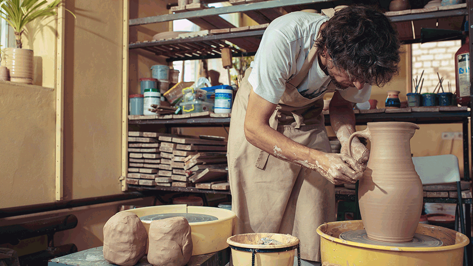 potter at work craft busienss website design started website package designburst meath