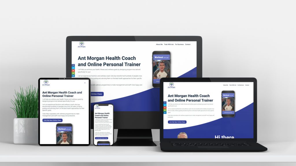 ant morgan fitness design burst website deisgn