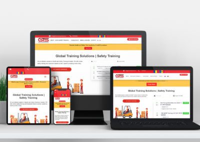 Website Design for Global Training Solutions Safety Training