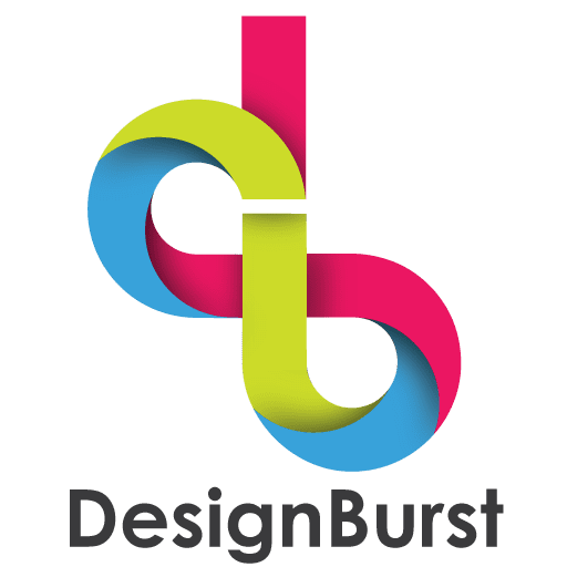 DesignBurst Website Design Logo with brand under icon