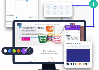 FenuHealth Website Design Construction Mockup ()