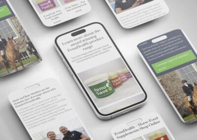 FenuHealth Website Showcase Flatlay iPhones and mobile screens smaller ()