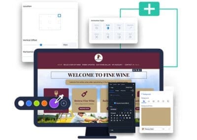 FineWine Design Construction Mockup landscape