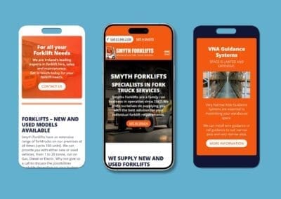 Smyths Forklifts Website Instagram Post Mockup