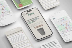 Trim Community Cup Website Showcase Flatlay iPhones and mobile screens () ()