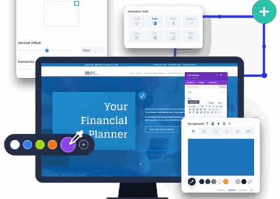 Your Financial Planner Website Design Construction Mockup ()