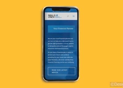 Your Financial Planner Website Scroll Thumbnail