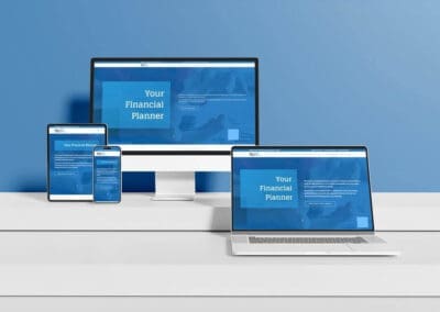 Your Financial Planner responsive website designer for insurance and finance broker ()