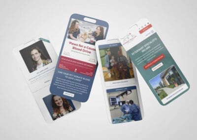 Veterinary Specialists Ireland Responsive design mobile screens floating by DesignBurstfor web