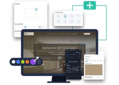 Mangan Woodcraft Website Design Construction Mock-up Divi LANDSCAPE