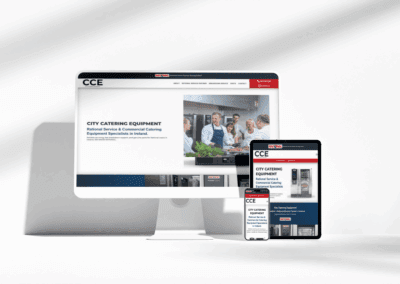 Multi Device Responsive Mockup City Catering Equipment