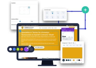 Cossmacadam Website Design Construction Mockup DesignBurst