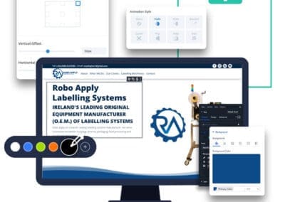 Design Construction Mockup RoboApply website