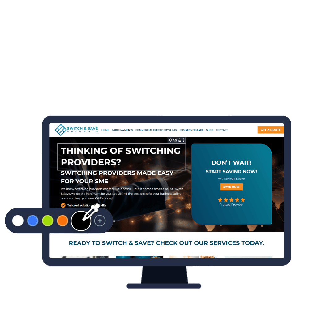 Tallon Mortuary Specialists Website Design Construction Mockup Design Construction Mockup Switch and Save Payments Website