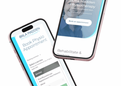 Orla Madden Physio iPhone Mockup Perspective