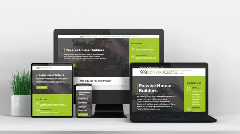 Mobile App Screen Mockup Mosaic Tallon Morturary Specialists Website Design RMS construction meath design burst website design