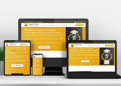cossmacadam tarmacadam and asphalt experts design burst website design